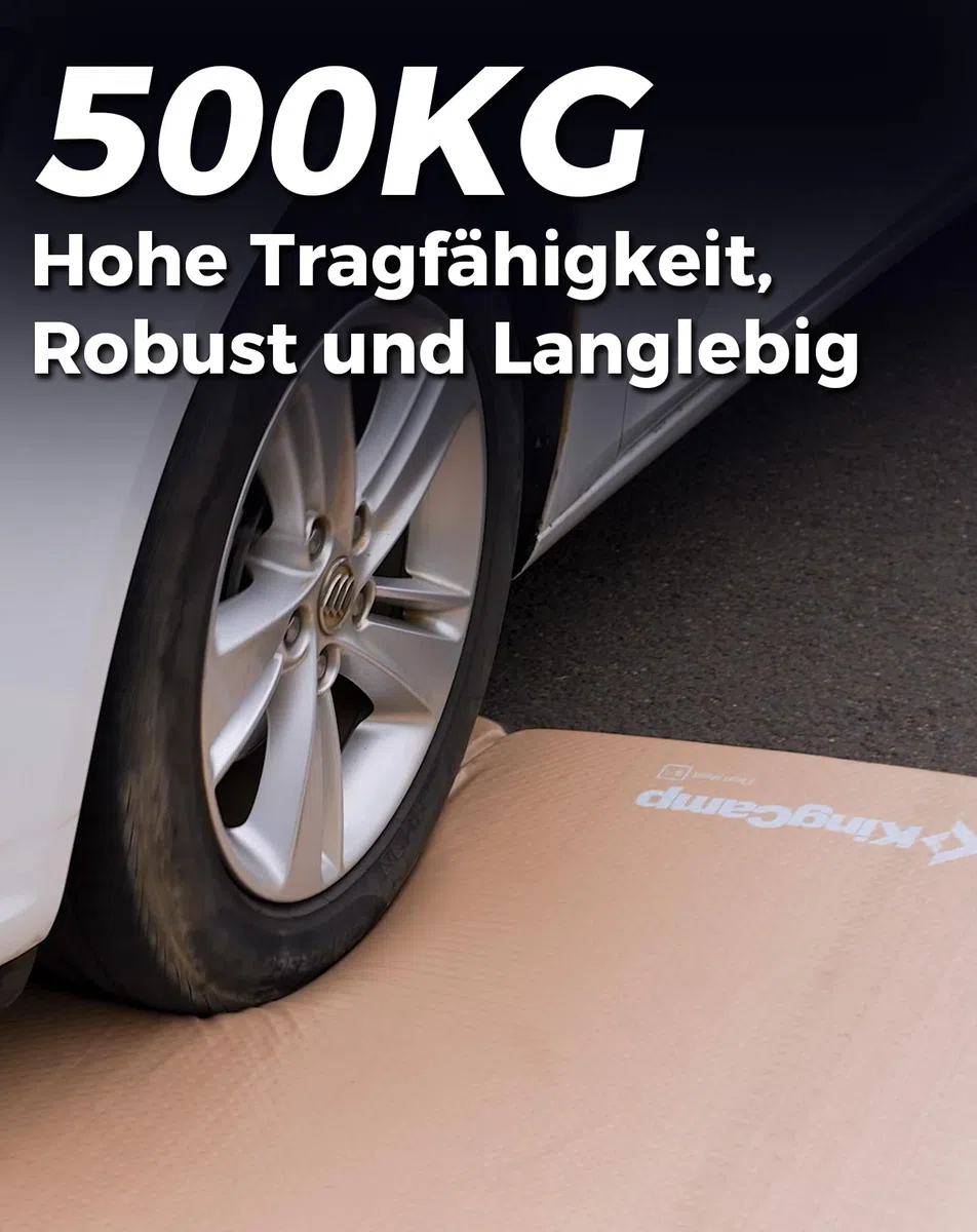 KingCamp Isomatte Camping 500KG Belastbar Aufblasbare Matratze 5cm Dicke Hohe Elastizität Stummschalten Bequem Luftmatratze 1 Person für Outdoor Camping/Tumbling/Yoga/Fitness 200x75x5cm