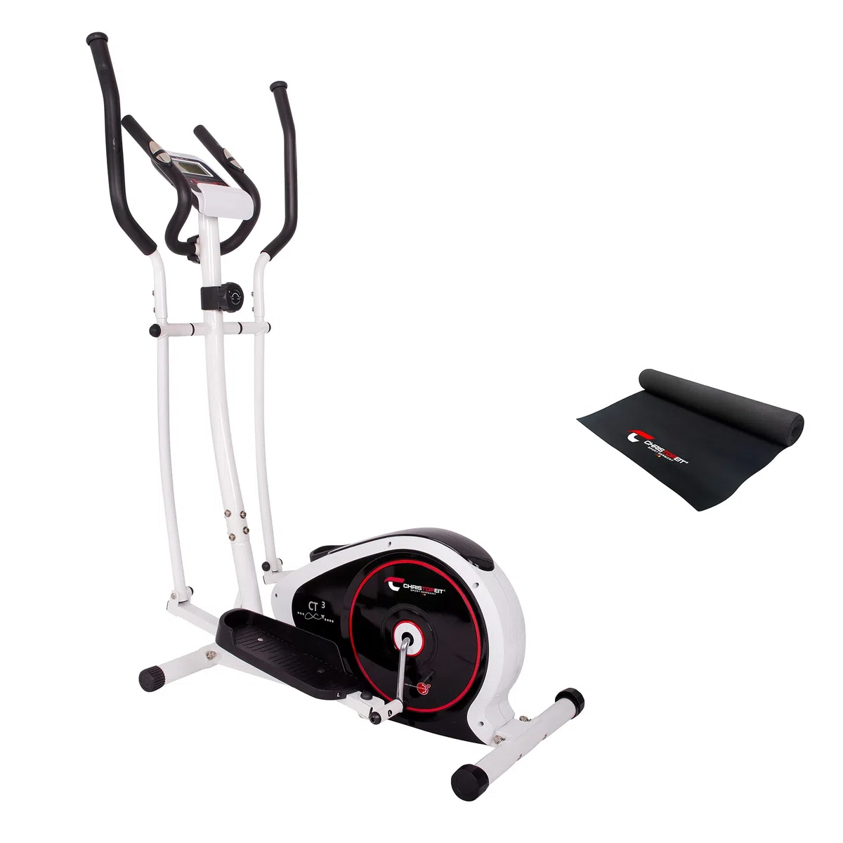 Crosstrainer Ellipsentrainer 8-stufiger Widerstand 7kg Magnetbremssystem LCD-Display