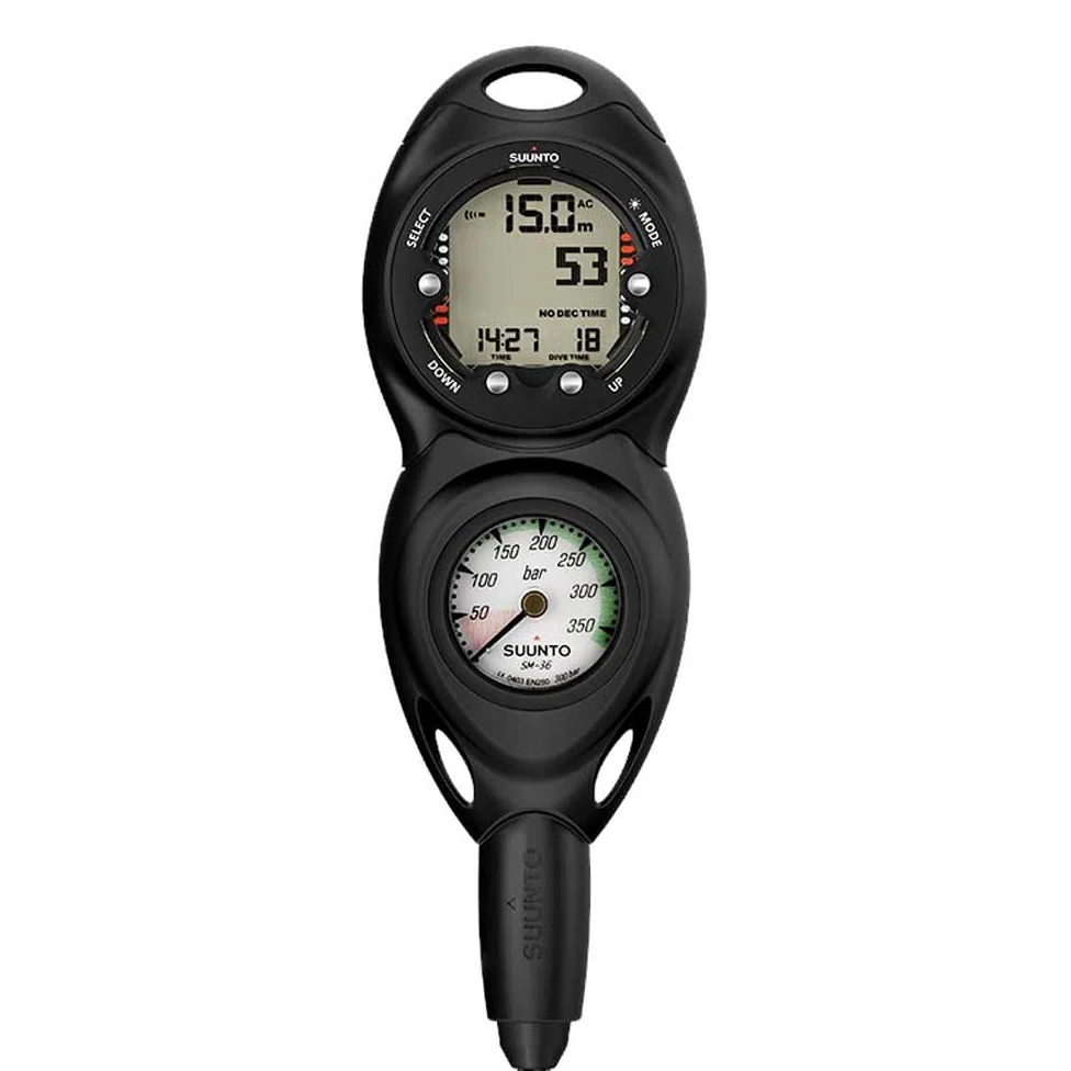 Suunto Dive Combo Konsole CB-2 IN LINE, 300 bar Druckmesser und Zoop Novo