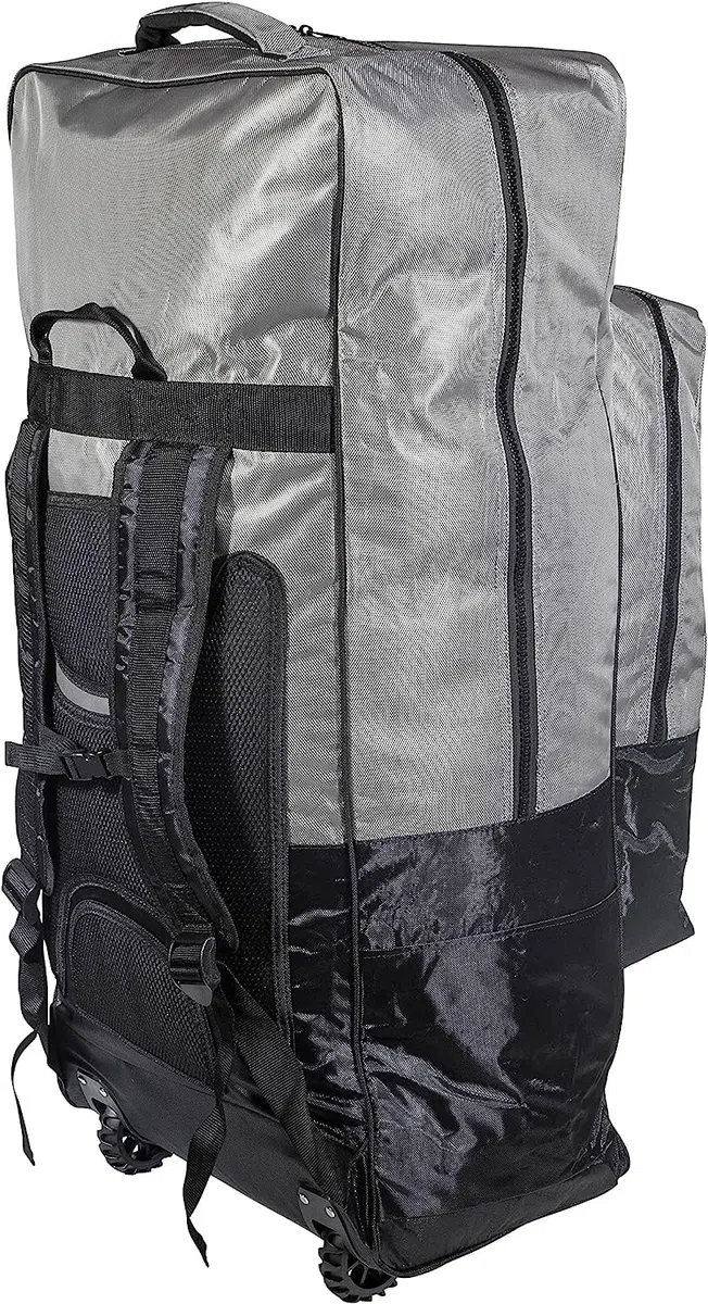 Fatstick Paddelbrett-Aufbewahrung & Reise-Rucksack mit Rollen – SUP & Surfbrett Rucksack – wasserabweisendes Segeltuch
